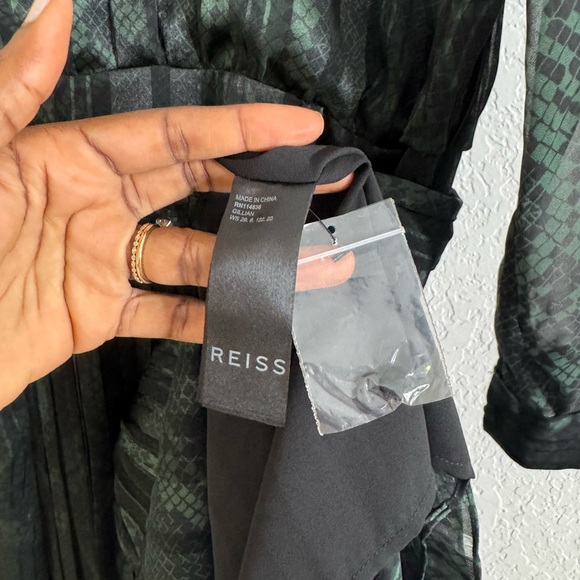 REISS Gillian Ruffle Interest Mini Dress - Picture 7 of 8